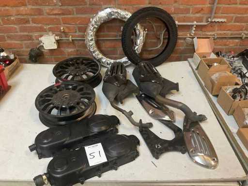 Charge von Rollerteilen