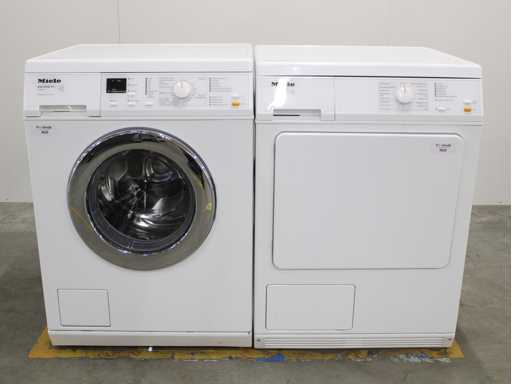Miele W 3371 Edition 111 Washing Machine & Miele T 8403 C Softcare System Tumble Dryer