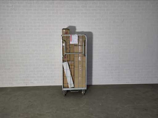 Rolcontainer met diverse producten