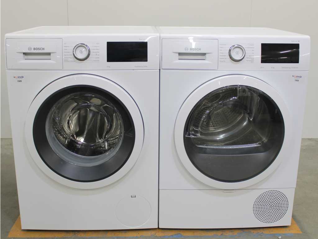 Bosch Series|6 EcoSIlence Drive Washer & Bosch Series|6 SelfCleaning Condenser A+++ Dryer
