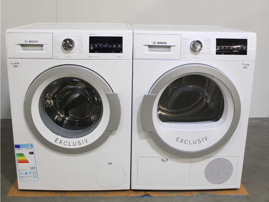 Bosch Series|6 SportsEdition EcoSilence Drive Exclusiv Lave-linge & Bosch Series|6 Exclusiv Dryer