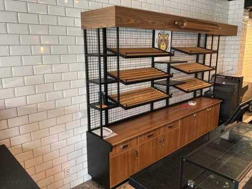 Vitrine de rangement pour boulangers