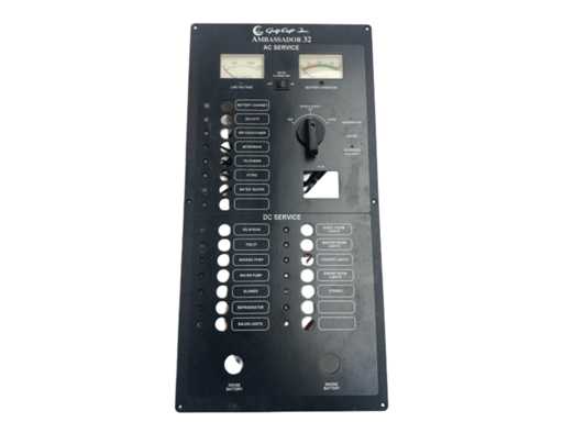 Gulf Craft Ambassador 32 AC | DC Switch panel