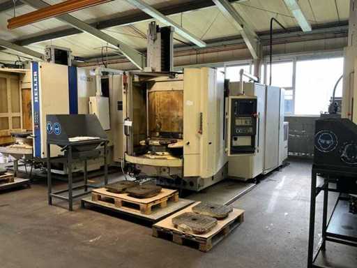 HELLER MC 16 poziome CNC centrum obróbki czteroosiowej