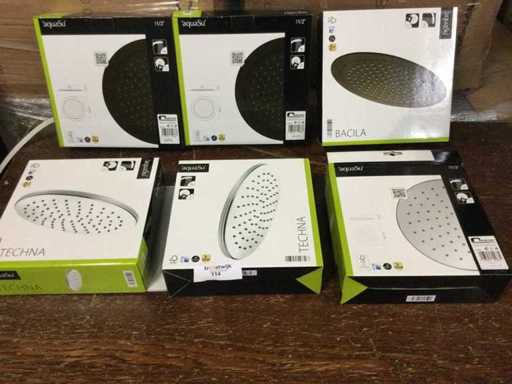 Aqua Su - Słuchawki prysznicowe (6x)