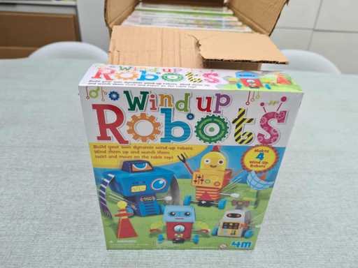 4M - Bouw & constructie maak je eigen opwindfiguurtje robot