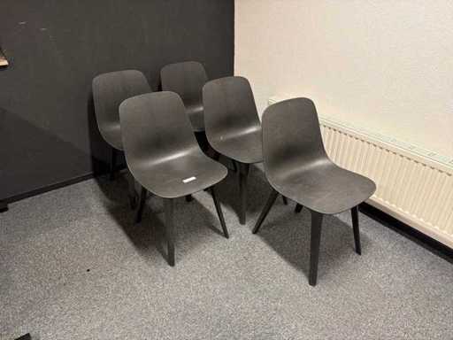 Plastikowe krzesło do jadalni (5x)