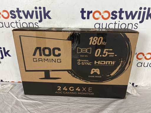  +  + AOC 24G4XE - Full HD Fast IPS Gaming Monitor - 180hz - Speakers - 24 inch