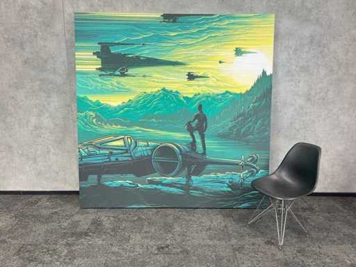 Star Wars - canvas on canvas 200x200
