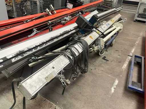Statech alu Crane track 125 kg with hoist Demag