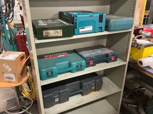 MAKITA/BOSCH/METABO Gereedschapskoffer (6x)