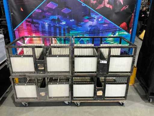 Vloerplaat trolley (4x)