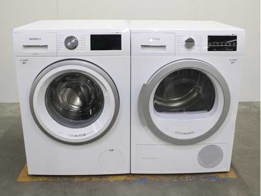 Siemens iQ500 iSensoric aquaStop extraKlasse Wasmachine & Siemens iQ500 iSensoric selfCleaning condenser extraKlasse Wasdroger