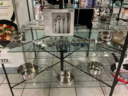 Ssw Kookpotset, 24 delig bestekset en keukengerei