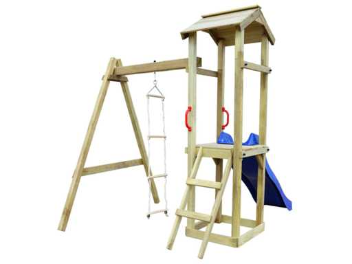 Jeu Vida XL avec toboggan - 231x200x218cm