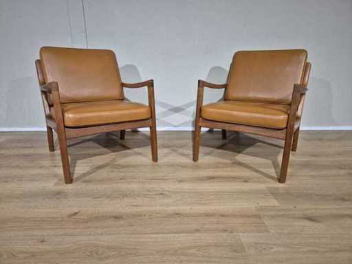 France&Son - Ole Wanscher - Senator - Vintage Armchairs (2x)