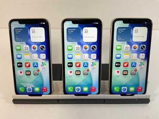 Apple iPhone 11 - 64GB - Alb (3x)