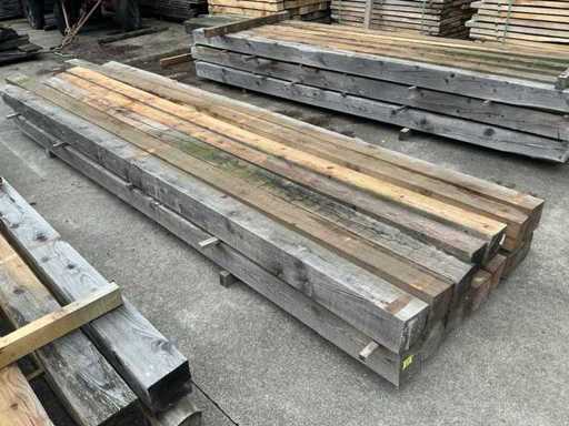 Larch beam 13x13 cm (14x)