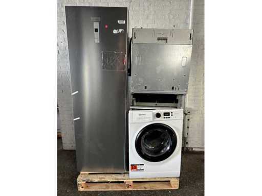 Midea MDRU385MTC02 Refrigerator | Bauknecht Dishwasher | Bauknecht Washing Machine