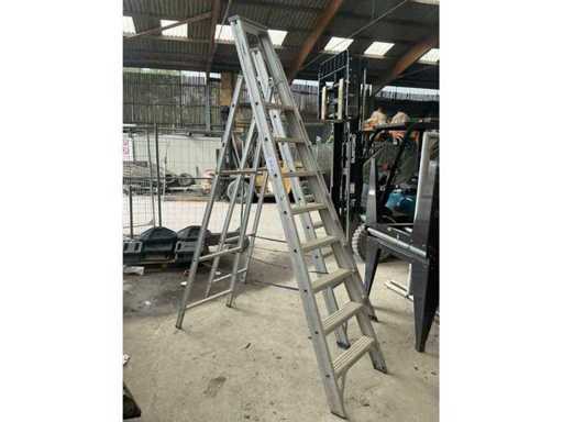 Escabeau en aluminium DAS (2x)