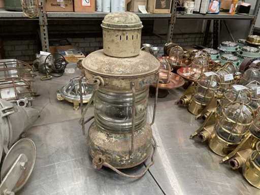 Ahlemann & Schlatter K 0385 Vintage navy lamp