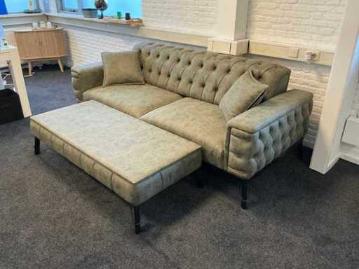 Chesterfield - Canapea montată 220 cm