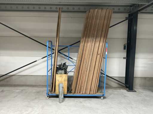 Charge von Dunnage-Boards und Stu-Eisen