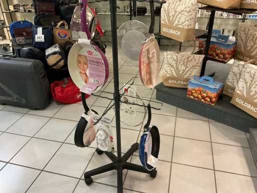 Gsw Braadpan (6x) en glazendeksels en antispatdeksels