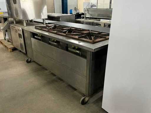 Van Holten Mobile wok table