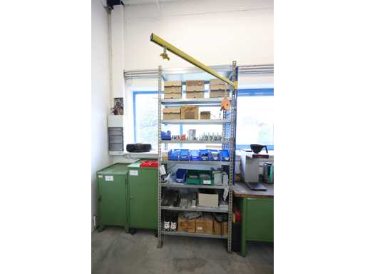   Werkstattregal mit Federzug