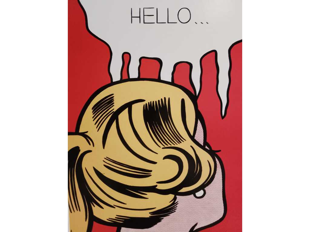 Roy Lichtenstein "Hello" 