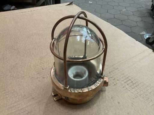 Lampada vintage blu navy