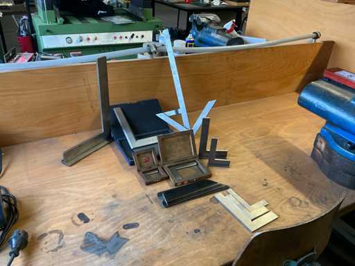 Winkel, Winkelmesser & Haarlineal (10x)