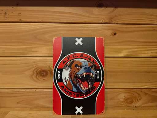 Metalen reclamebord 30x20cm