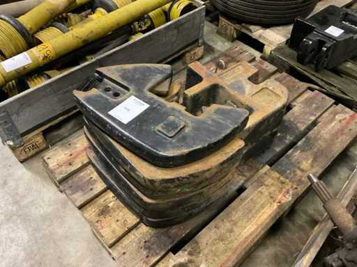 Case Frontgewichten set