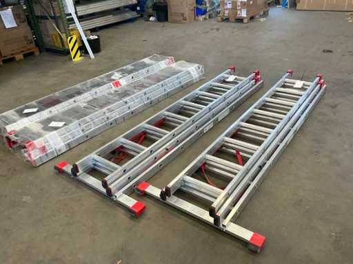 WÜRTH rechte ladders 3 stukken (4x)