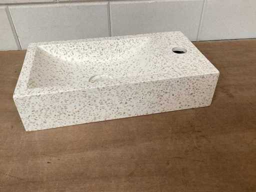 DIFFERNZ Waschbecken Travertin