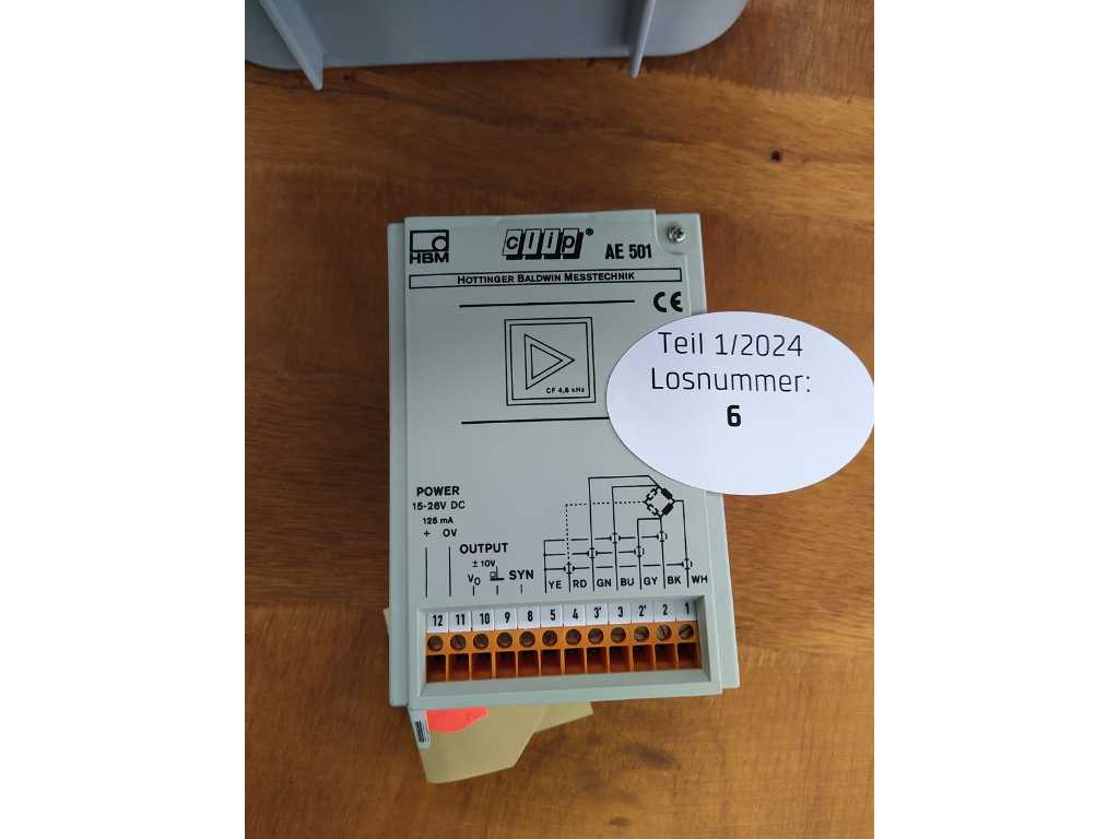 Amplificateur pour capteur de déplacement TF 4,8 kHz (10Hz) (7x)