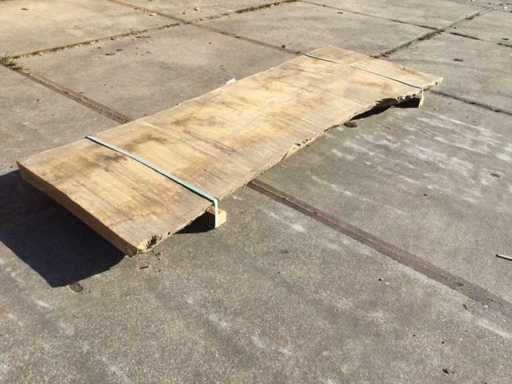 Tronc d’arbre Chêne de table 2800 x 850 x 70 mm