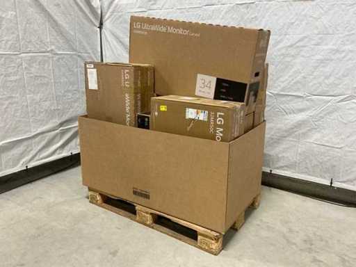 Pallet LG PC Screens / Monitors (9x)