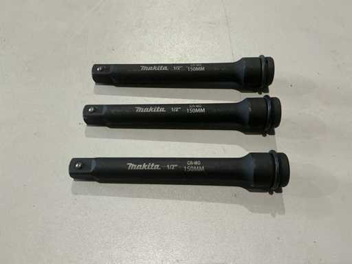 Makita B-55712 Verlängerung 1/2" 150mm (3x)