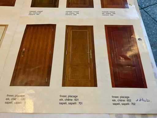 Pype 601 Porte intérieure en bois massif (16x)