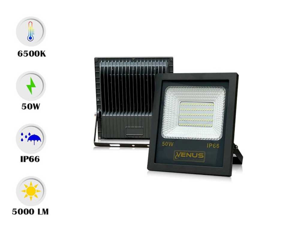 10 x LED Breedstraler 50W -IP66 -6500K koud wit