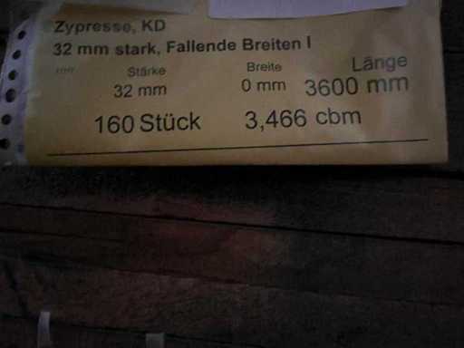 Legno segato di cipresso di grado I