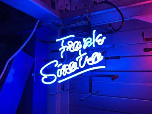 Frank Sinatra Vetro Decorazione Neon