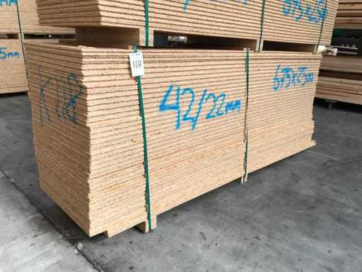OSB sheets 22mm 675x2500mm (42x)