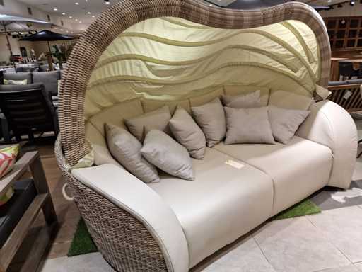 Domus Lounge Sofa Eye Cather Double - Deluxe Sofa Boat Leather