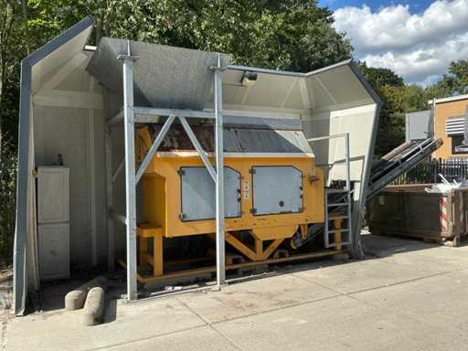 Beton/steen crusher mobiele backenbreker (jaw crusher)