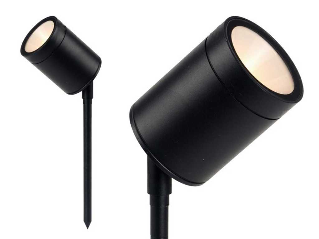 10 x Prikspot tuinlamp GU10 fitting zand zwart waterdicht
