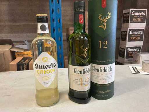 Lotto di whisky, gin e gin